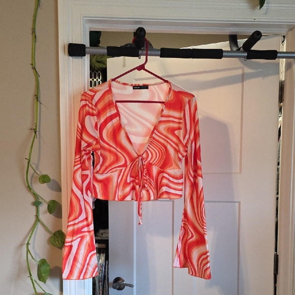 SHEIN Colorful Crop Tops Collection - Black, Brown, White, Orange - Picture 14 of 15